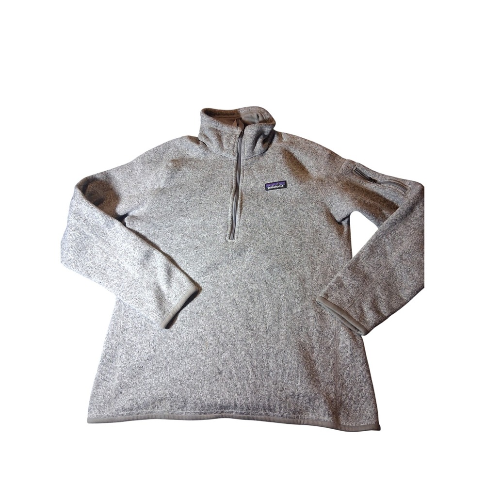 Patagonia Better Sweater Mens Large Gray 1/4 Zip Fleece Pullover Jacket 25522